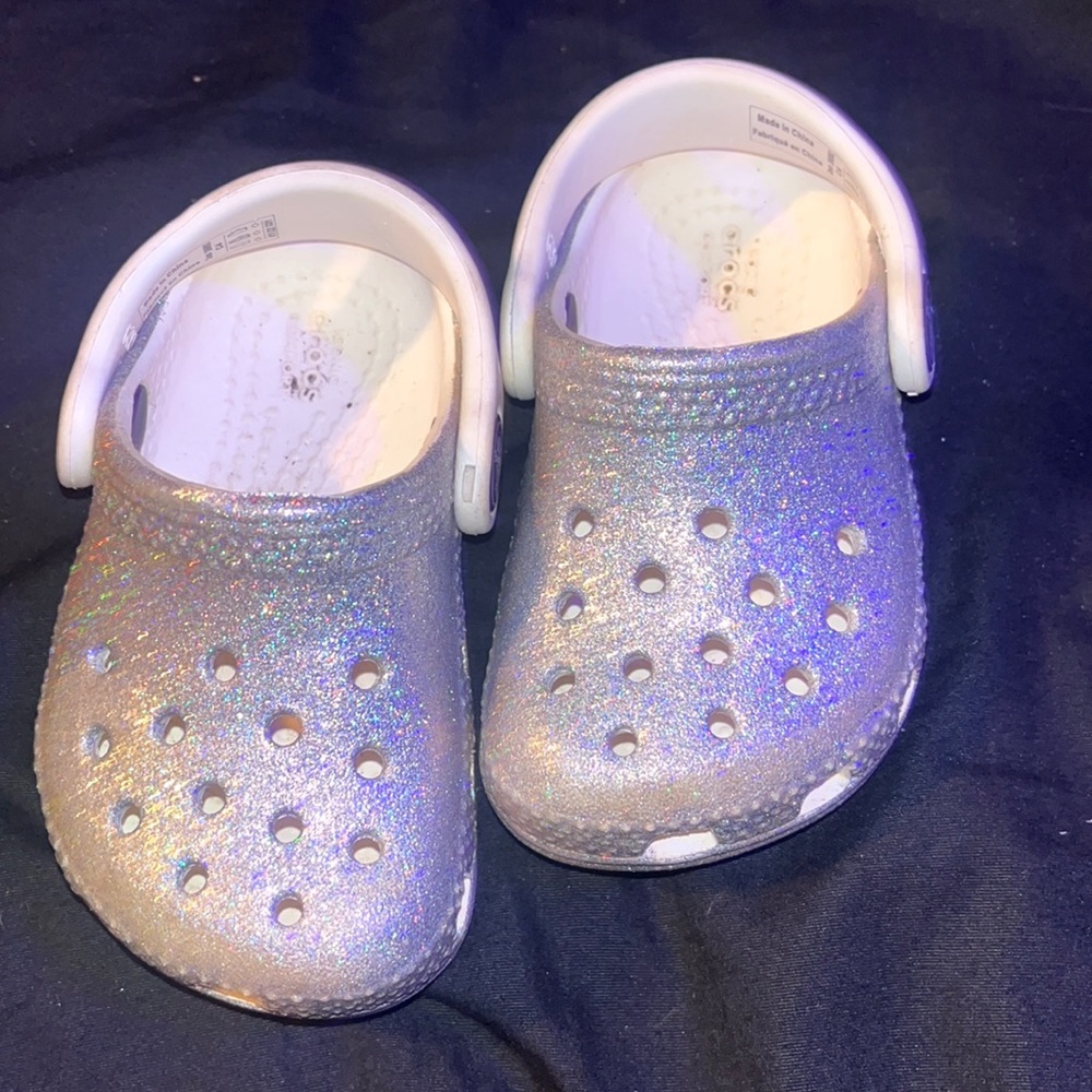 Glitter crocs